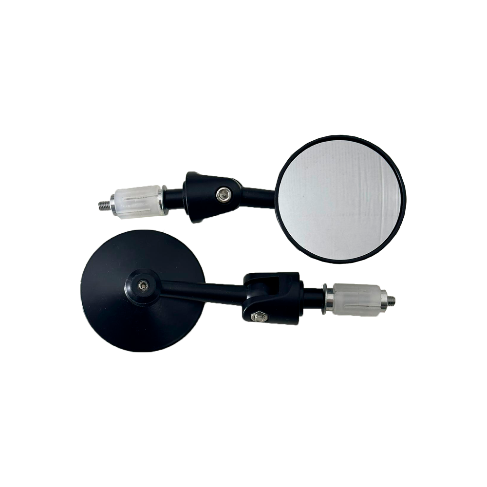 Espelhos (jogo) Tipo 1 "BAR-END", CAFE RACER / UNIVERSAL (Preto)