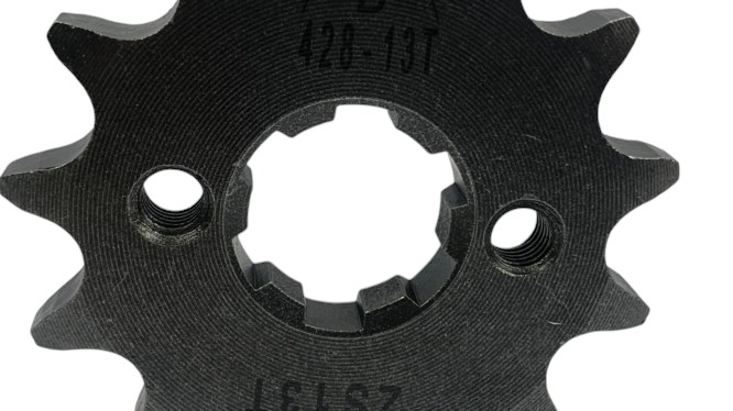 E09 - Pinhão 428-13T - Motron Nomad / X-Nord; Brixton Crossfire 125 LC; Malaguti Drakon (ZS158MI-2P)