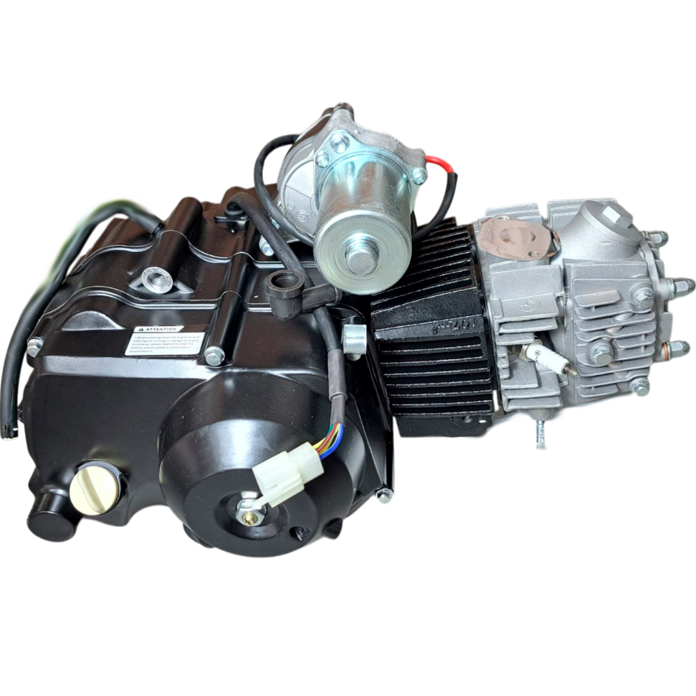 Motor Completo 110cc c/ Motor Arranque p/ cima (auto + Macha Atras) (420H-14T) - TOX
