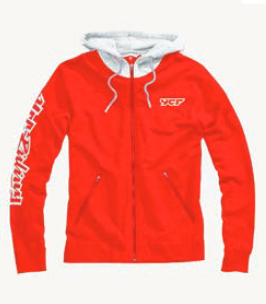Sweat c/ Capuz e Fecho (vermelho, S, M, L, XL, XXL), YCF / Pitbike