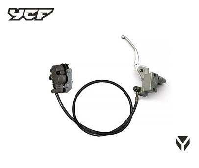 Kit Bomba de travao (completo) frente (piston duplo), L=1170mm / YCF (Bigy 125 e 150 17-19 / Pilot 150 16-19) / Pitbike