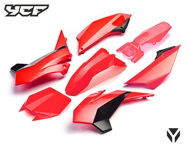 KIT - Carenagem Completa (Vermelha) - YCF > 2016 PILOT/SP / Pitbike