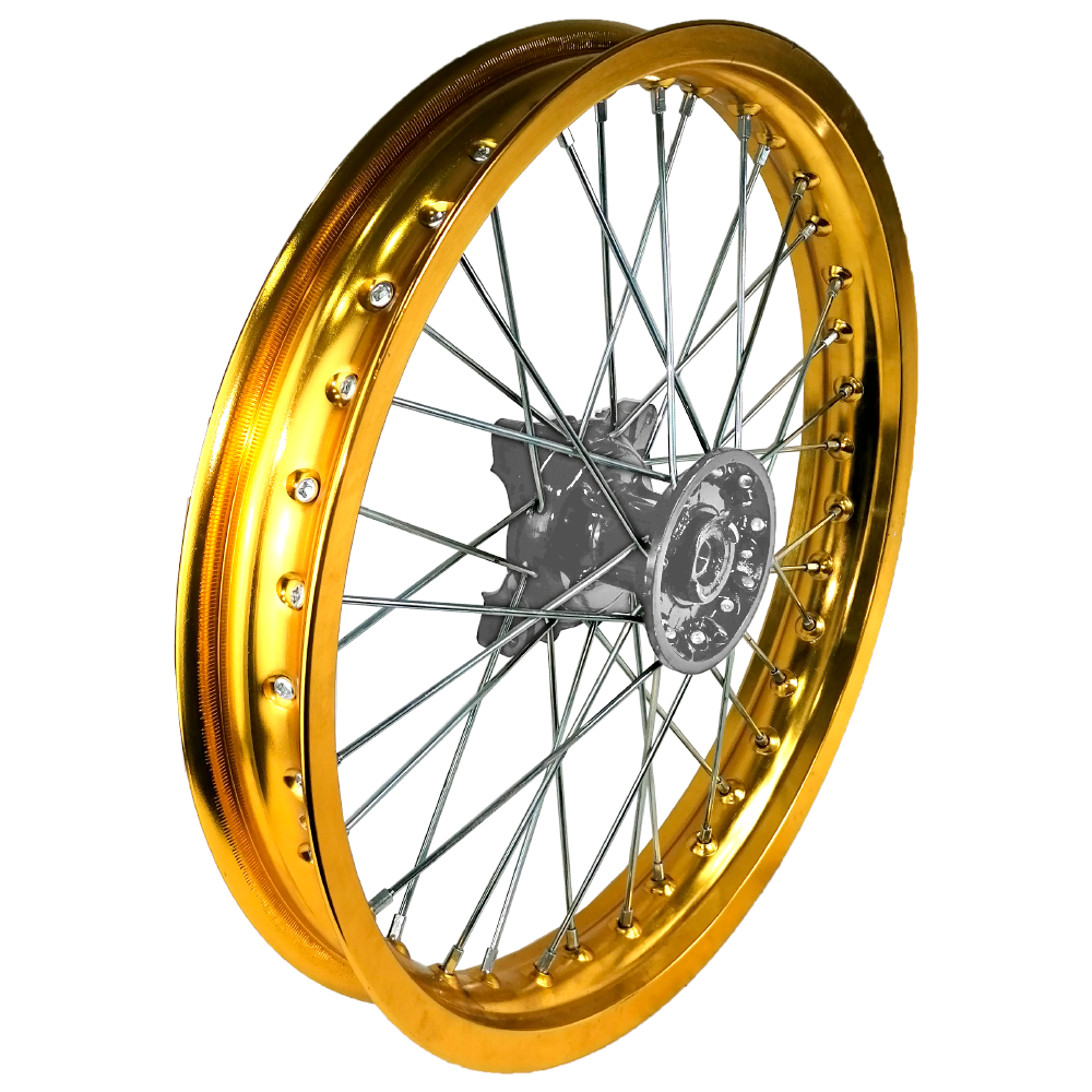 Jante 18" (FRT), Bluroc/Bullit (HERO) (Dourada) (Cubo Cinza) (C/ Risco)