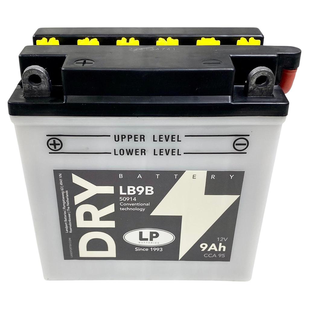 F19 - Bateria 12V/9AH (YB9B) - Brixton (Felsberg 125/250, Cromwell 125/150, Rayburn, Sunray)