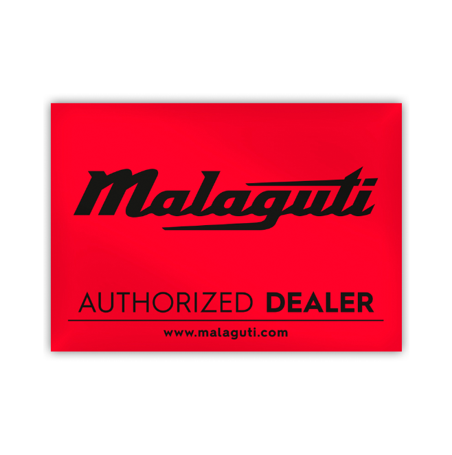 Autocolante Revendedor Autorizado MALAGUTI