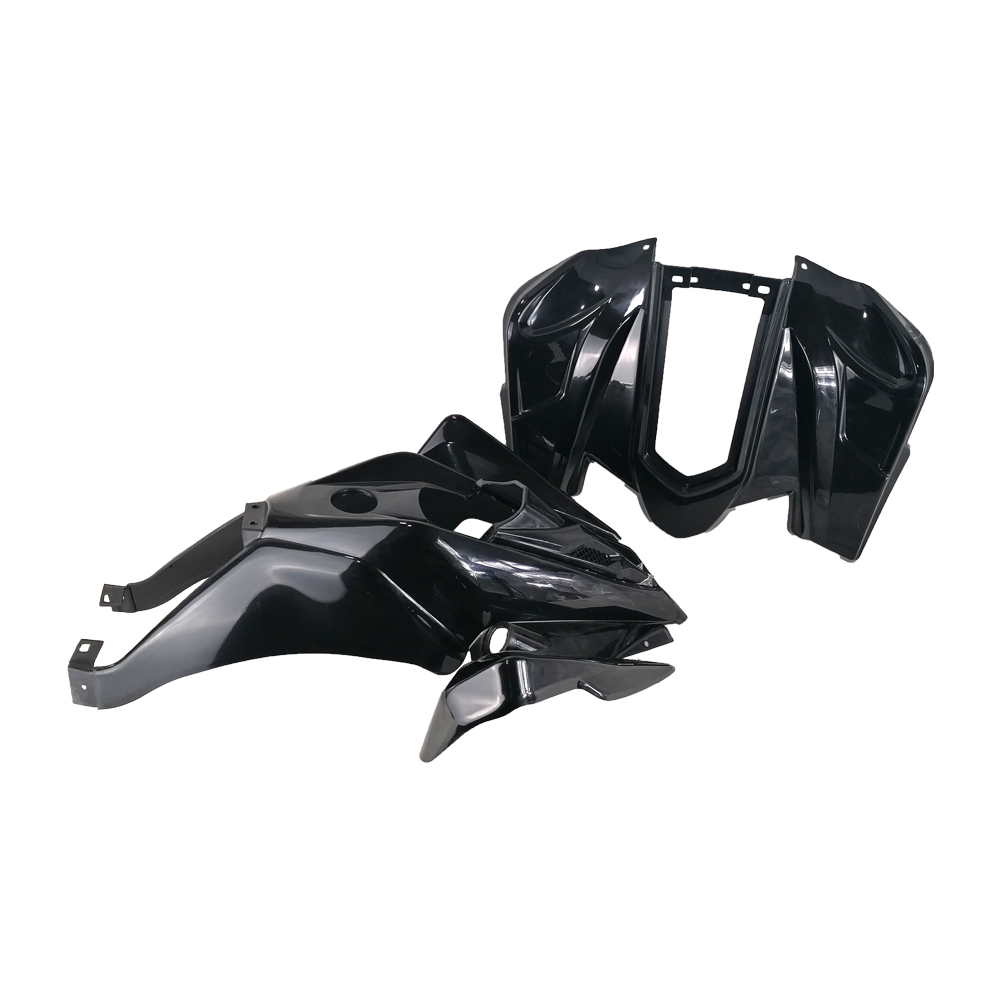 Carenagem (traseira) (preto), Tox (Monster Deluxe QD03K) / ATV 49