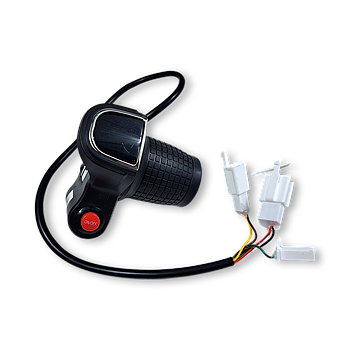 Acelerador c/ mostrador de nivel de carga e botao ON/OFF (Li 36V)  - Tox (E-Saker 500W (EMD04))