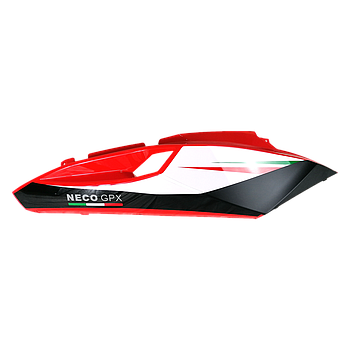 Carenagem Tras DRT (Vermelho Racing) Neco (Gpx 125)