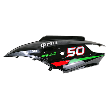 Carenagem TRAS ESQ (Preto Racing) Neco (One 12)