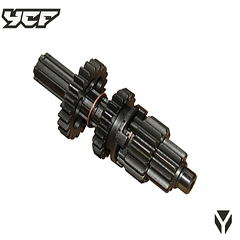Veio Primario da Caixa de Velocidades (Ø12 lado da igniçao e Ø14 lado da embraiagem) YCF (88/125CC semI AUTO e 125 Ponto morto), Pitbike