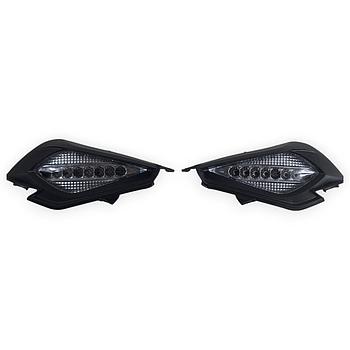 Farol Decorativo Kit (drt+esq) (s/ Lampada) - TOX (VR 50, Warrior QD06, ATV49)