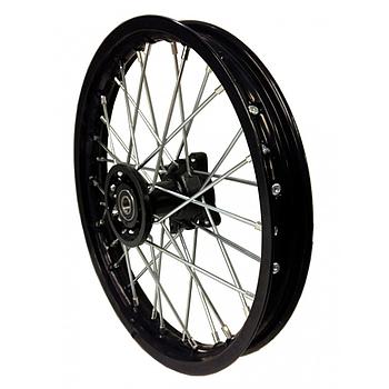 Jante, frente/dianteiro 1.40x14", eixo 15mm, Pitbike