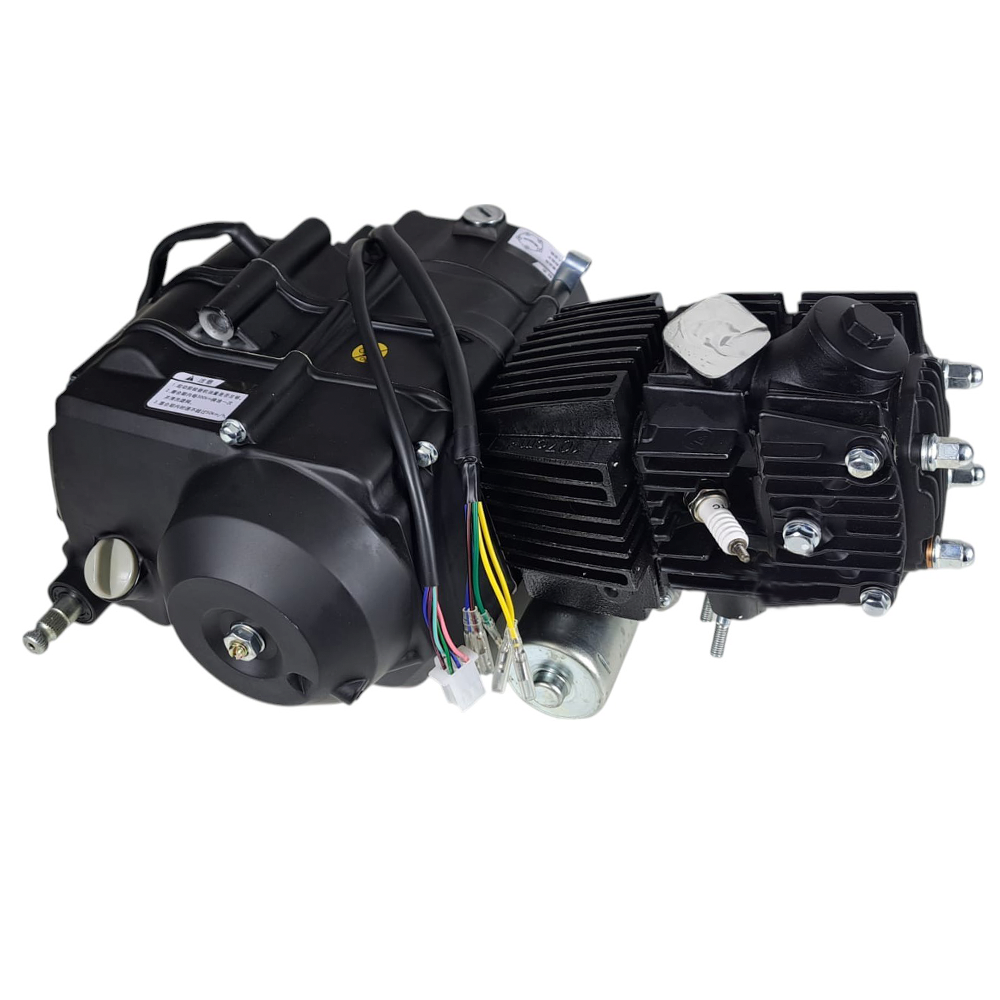 Motor completo 110cc (c/ Motor Arranque por Baixo) (semi-auto) - Comp. Tox (Volcano 110) / Pitbike