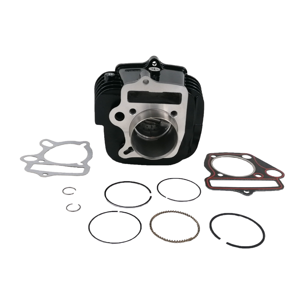 Kit Cilindro + piston (52.4mm / cav 13mm), (ALUMINIO) alt. 69mm - ECO - Pitbike 125cc (PRETO)