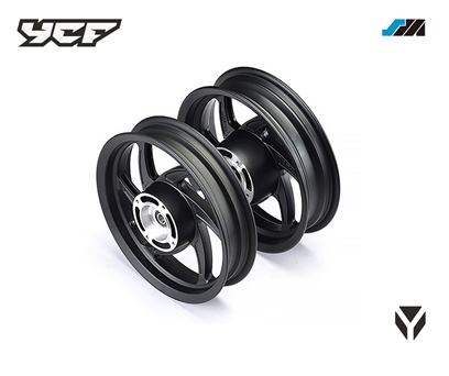 Kit Jantes (Aluminio) supermoto MOBSTER (Frente: 2.15x12, Tras:2.75x12) - YCF / Pitbike