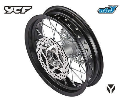 Jante Traseira Completa - 2.15x12 SM, YCF / Pitbike
