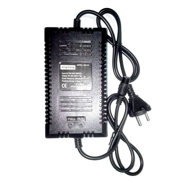 Carregador 36v 1.6A-2.0A / E-BIKE / TROTINETE / ATV 500W-800W