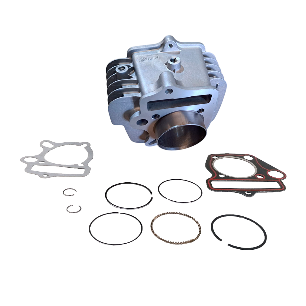 Kit Cilindro + Piston (52.4mm / cav 13mm) alt.78.5mm - (ALUMINIO) - ECO - Pitbike 125cc (CINZA)