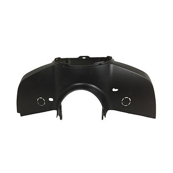 Carenagem do guiador dianteiro preto mate - Motron Ideo 50/125